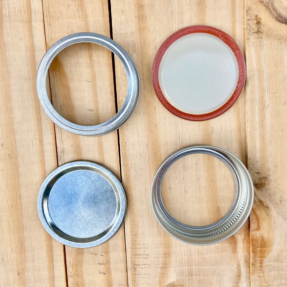 Set of 2 ROSE PINK vintage style Ball Mason jar, QUART Size - NEW!  Glass Vase - Picture 6 of 12